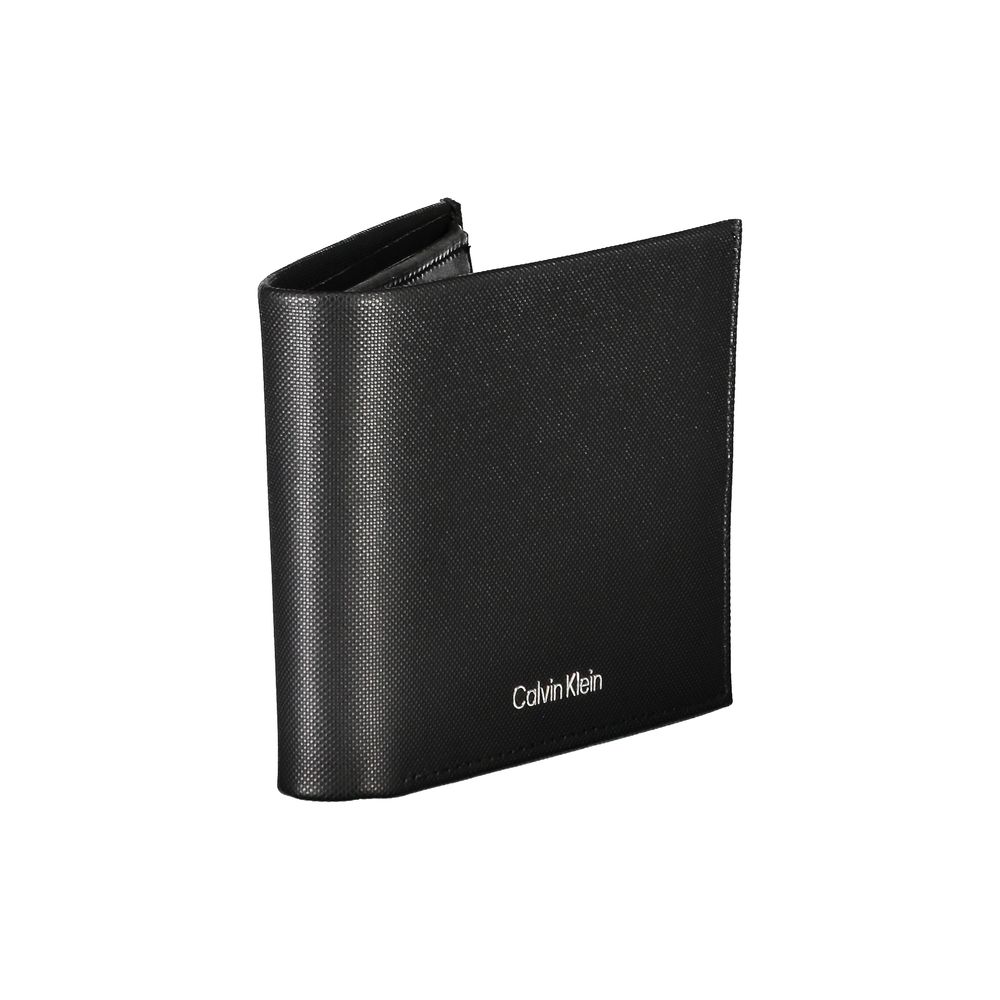 Elegant Black Leather Wallet with RFID Blocking Calvin Klein
