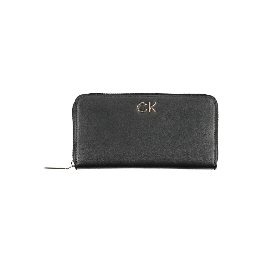 Black Polyethylene Women Wallet Calvin Klein