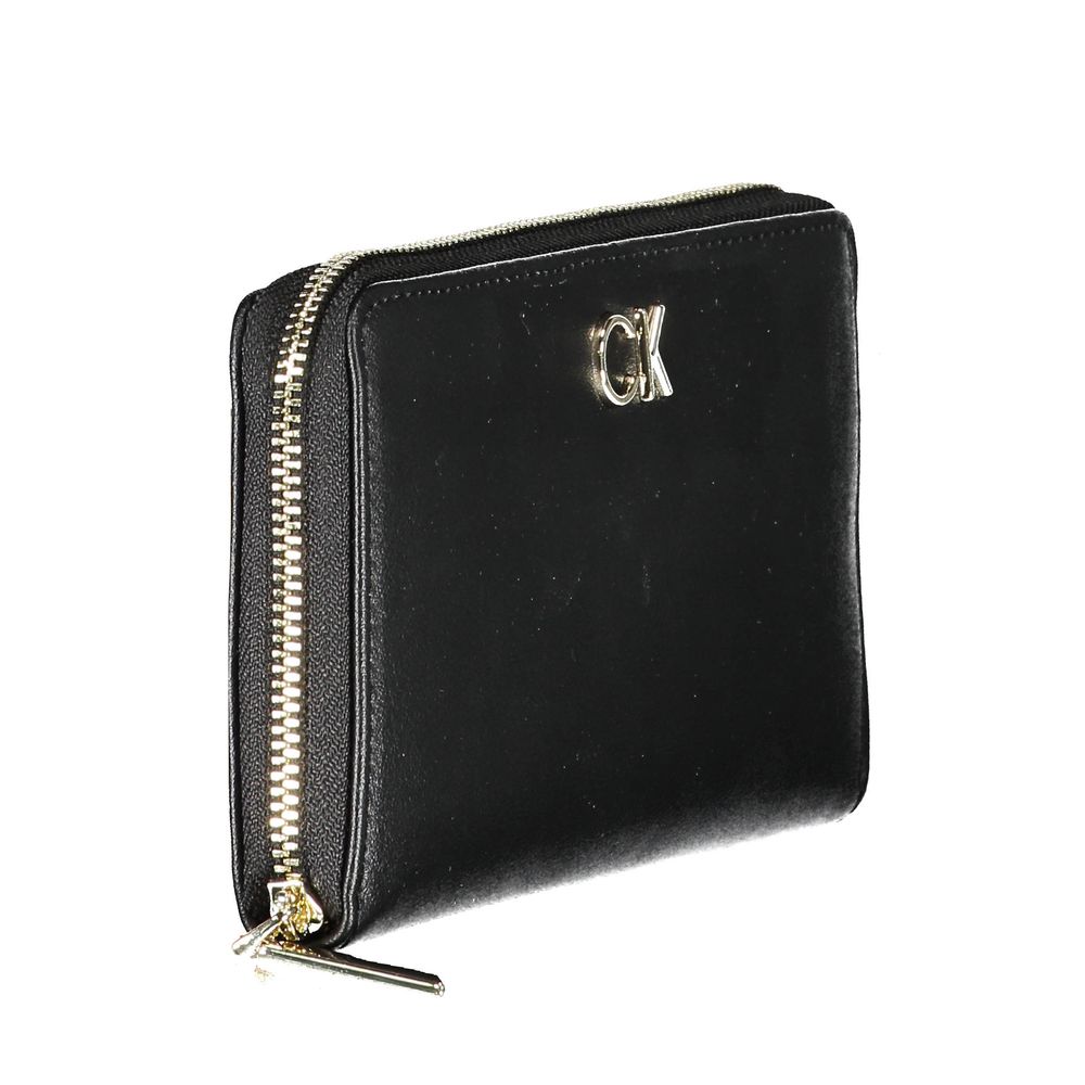 Black Polyethylene Women Wallet Calvin Klein