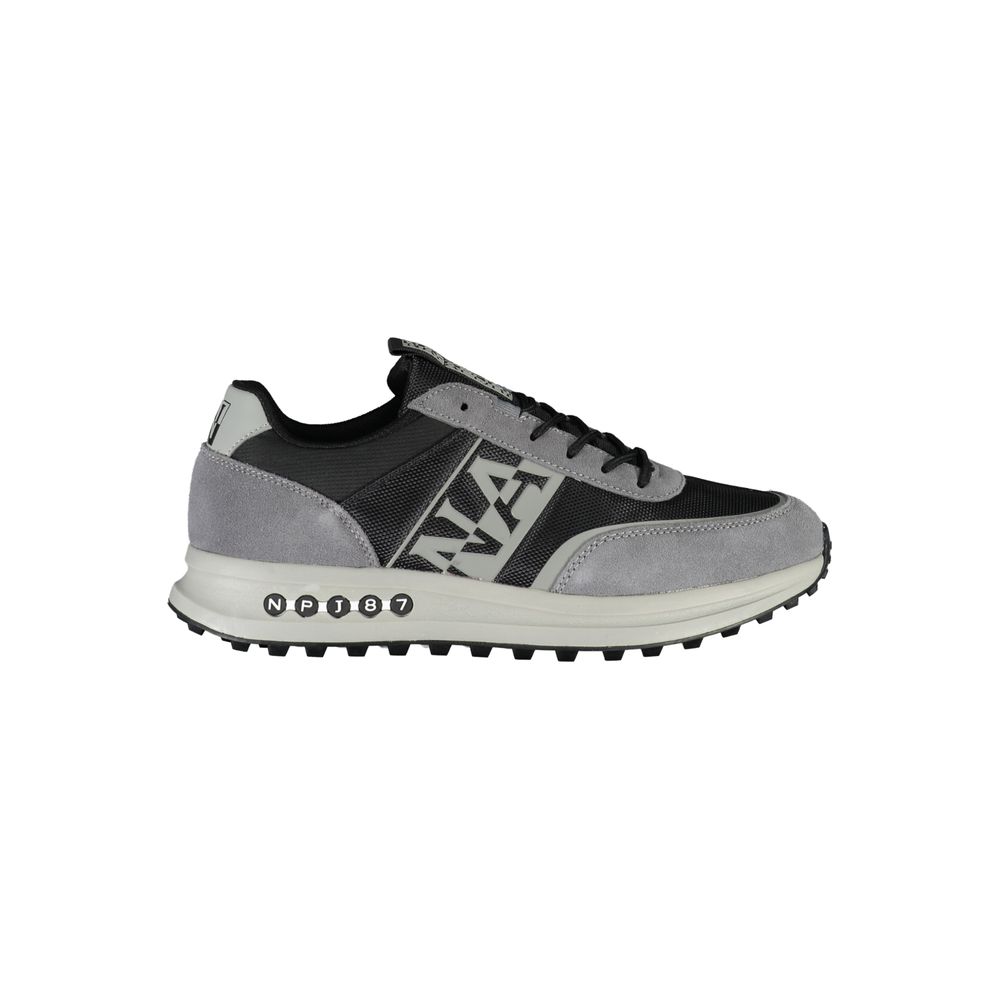 Brown Leather Men Sneaker Napapijri