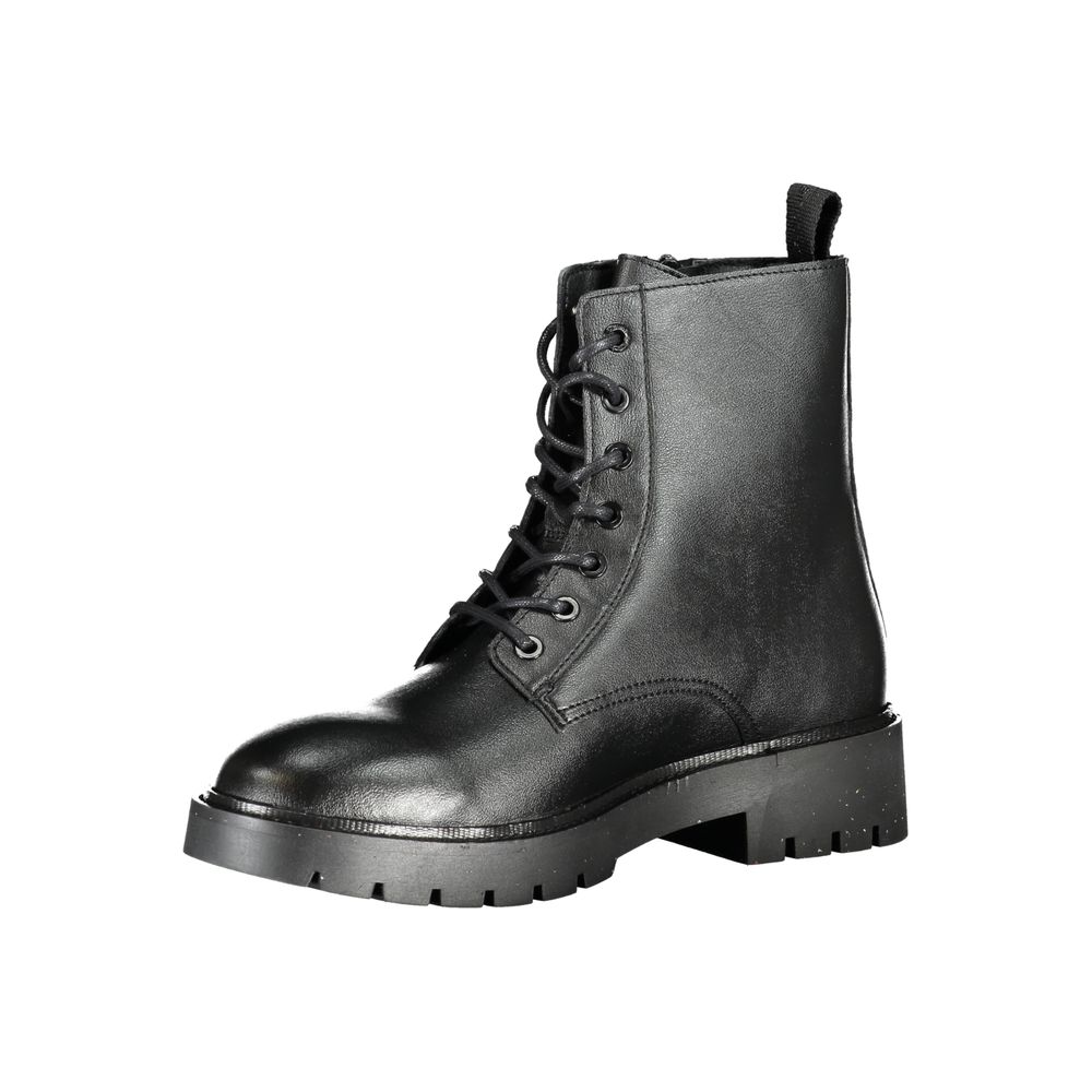 Black Polyester Men Boot Calvin Klein