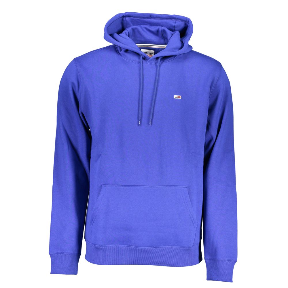 Blue Cotton Men Sweater Tommy Hilfiger