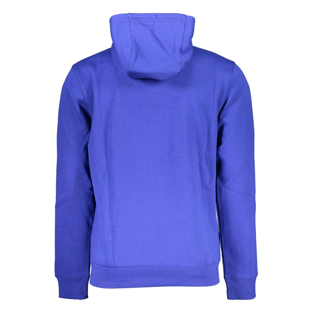 Blue Cotton Men Sweater Tommy Hilfiger