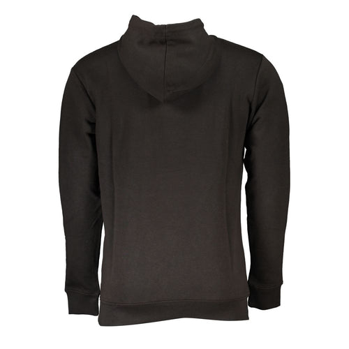 Black Cotton Men Sweater Cavalli Class