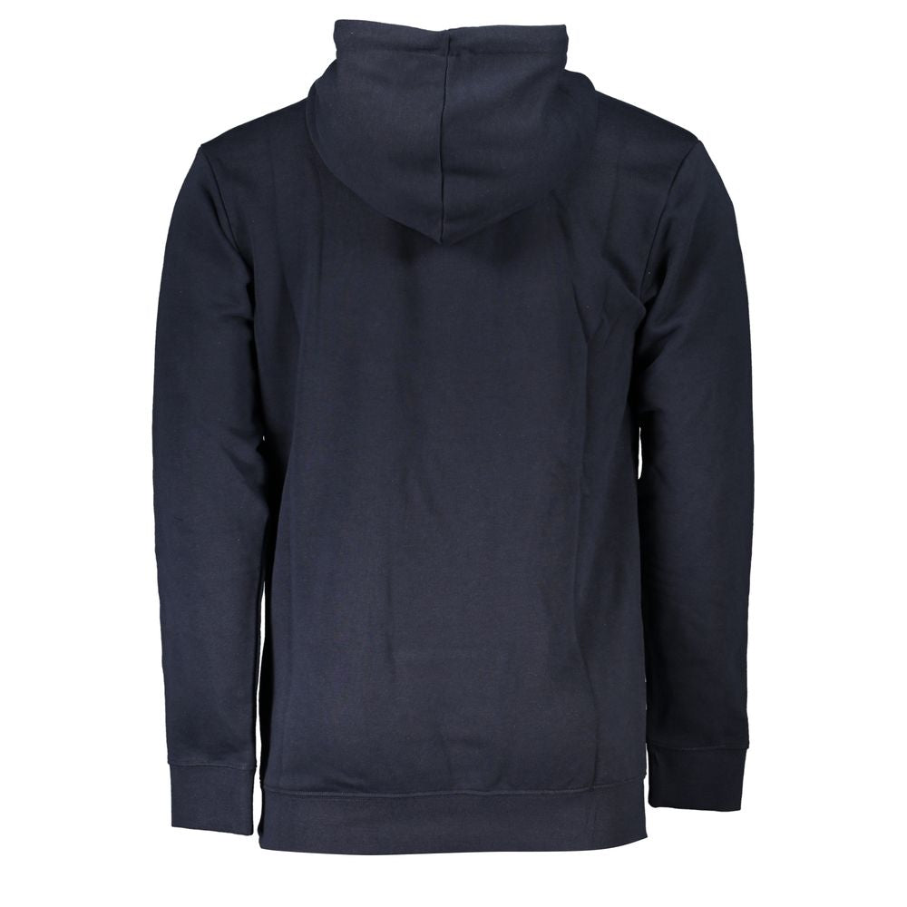 Blue Cotton Men Sweater Cavalli Class