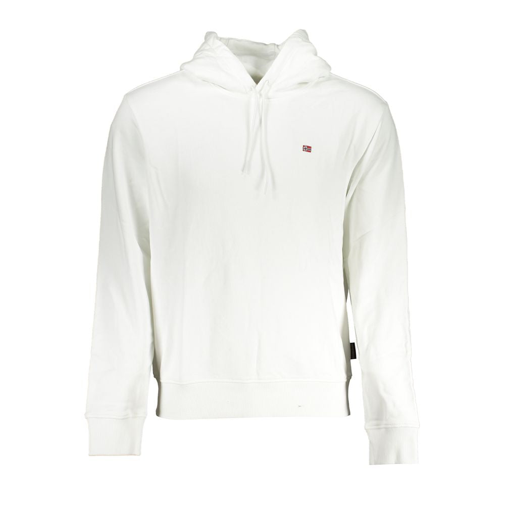 White Cotton Men Sweater Napapijri