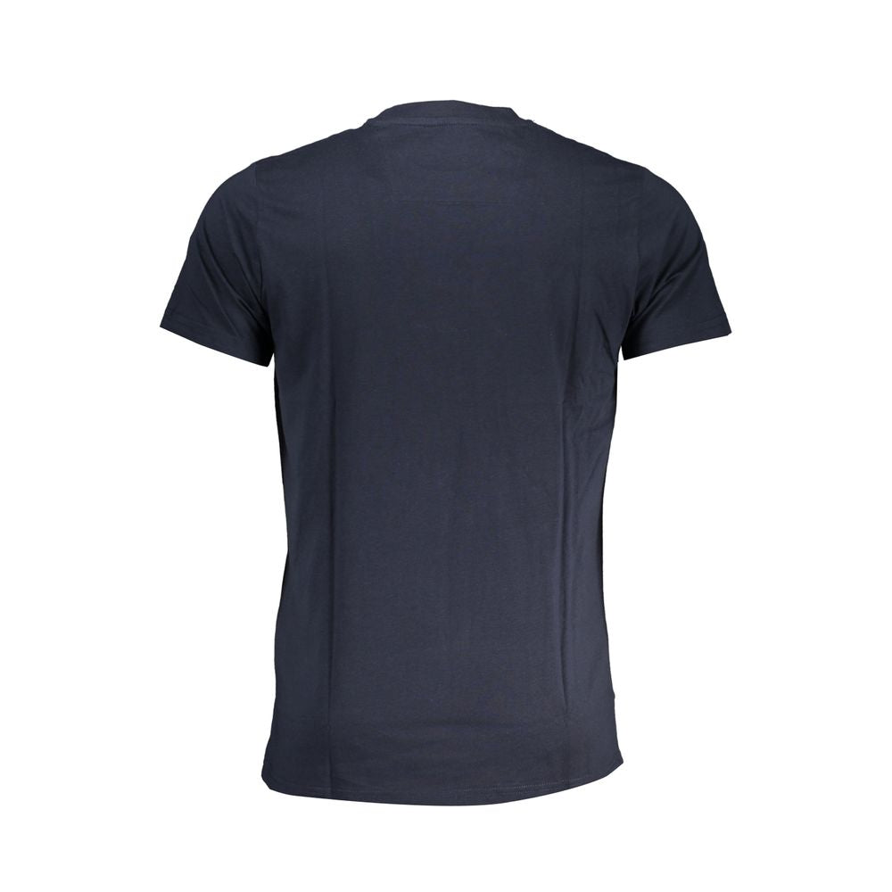 Blue Cotton T-Shirt Cavalli Class