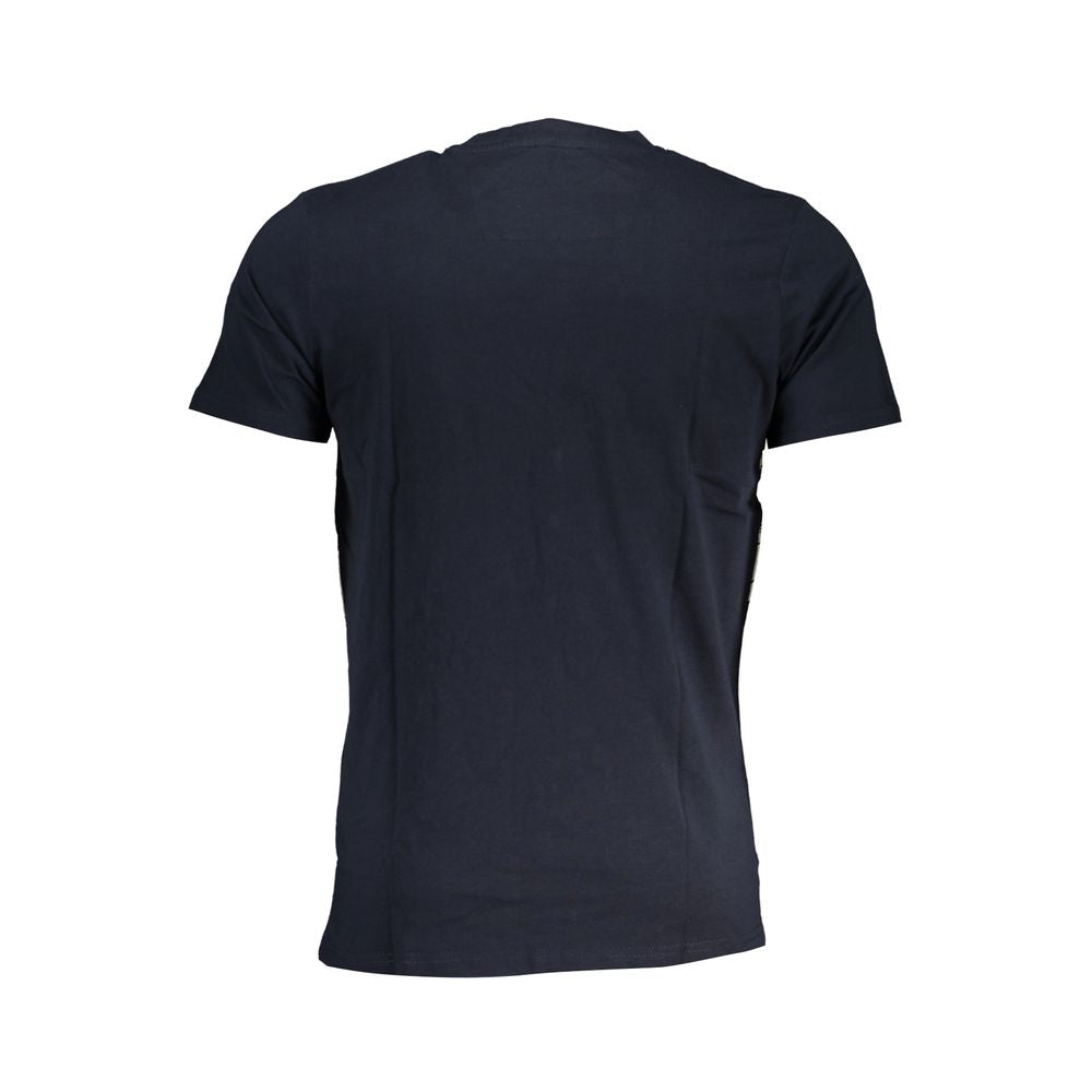 Blue Cotton T-Shirt Cavalli Class