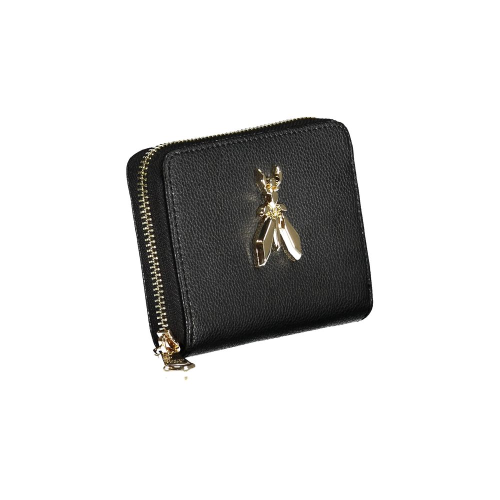 Black Leather Wallet Patrizia Pepe