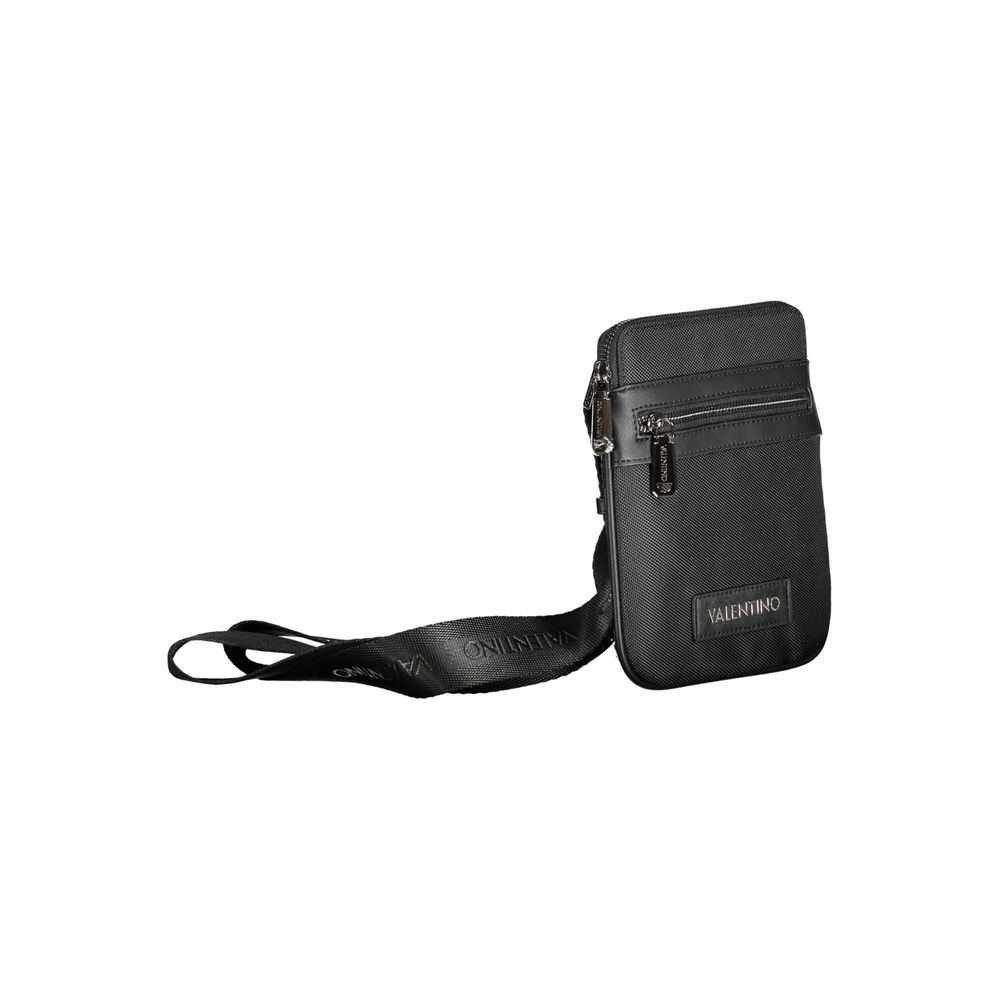 Black Polyethylene Shoulder Bag Mario Valentino