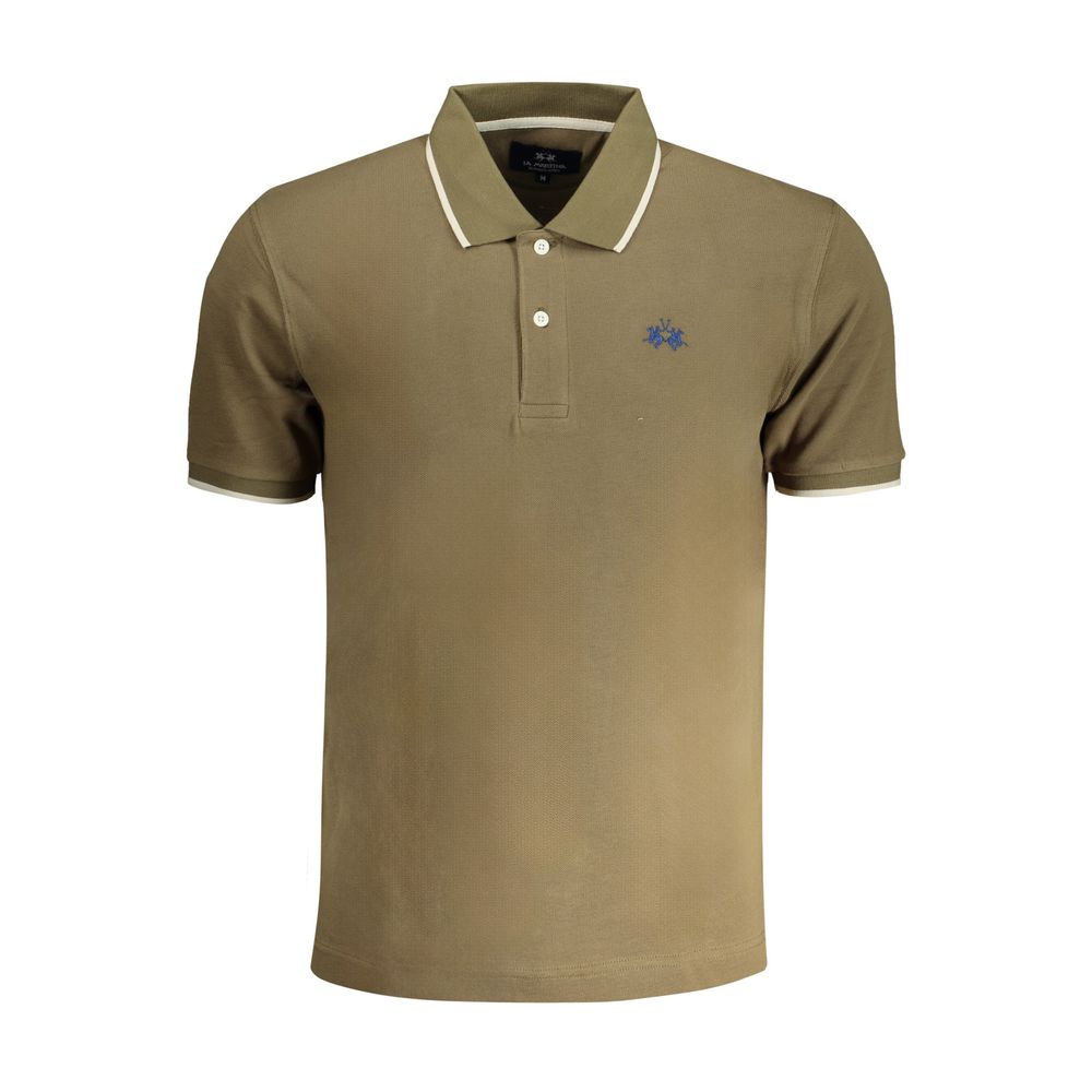 Green Cotton Polo Shirt La Martina