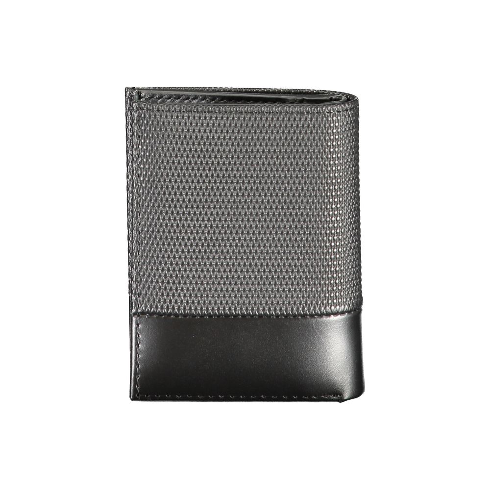 Black Leather Wallet Calvin Klein