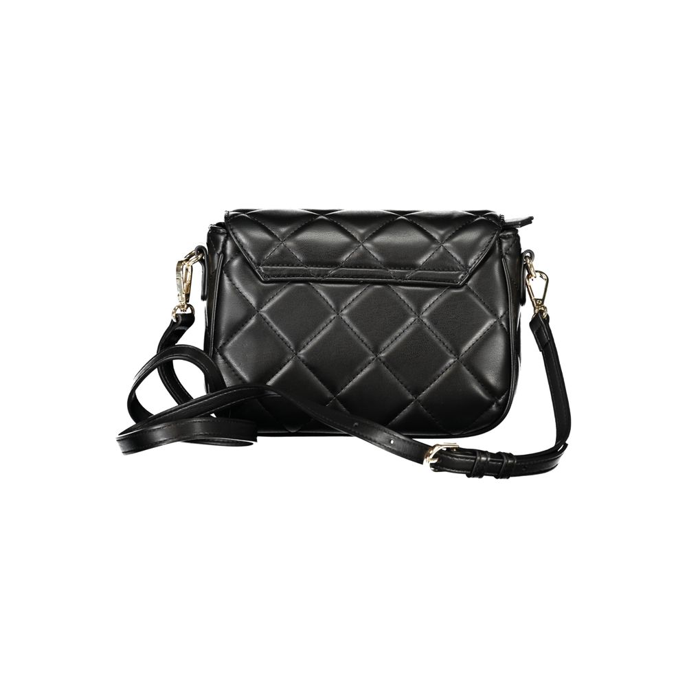 Black Polyethylene Women Handbag Mario Valentino