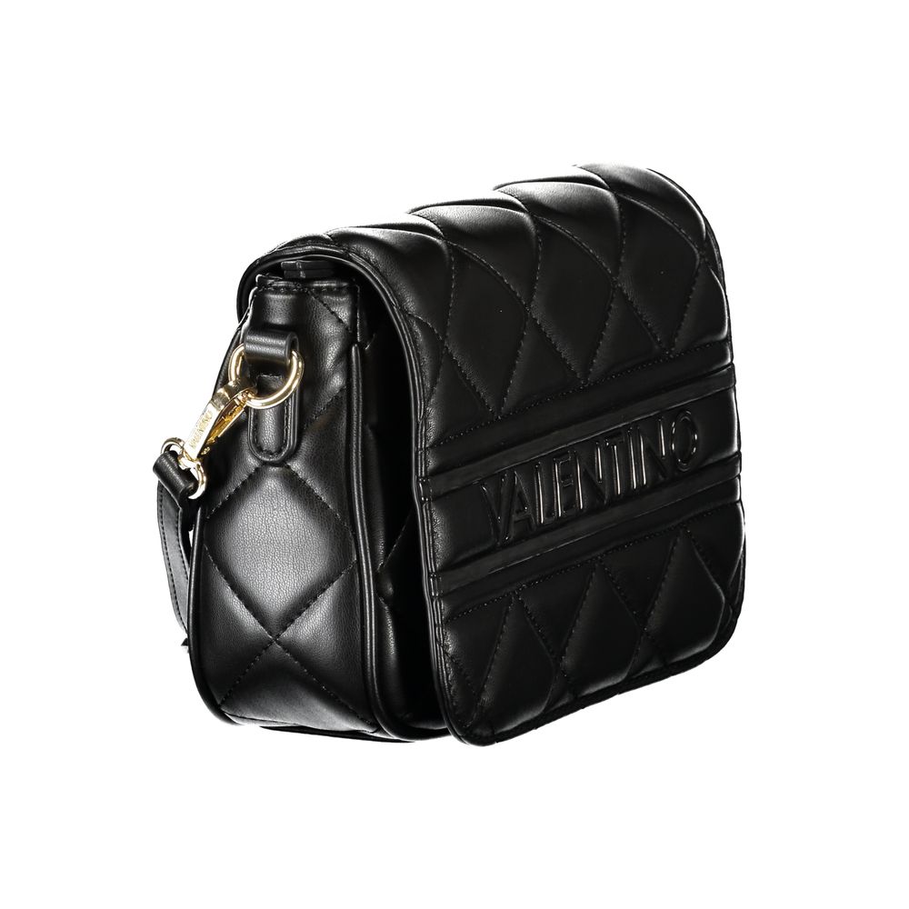 Black Polyethylene Women Handbag Mario Valentino