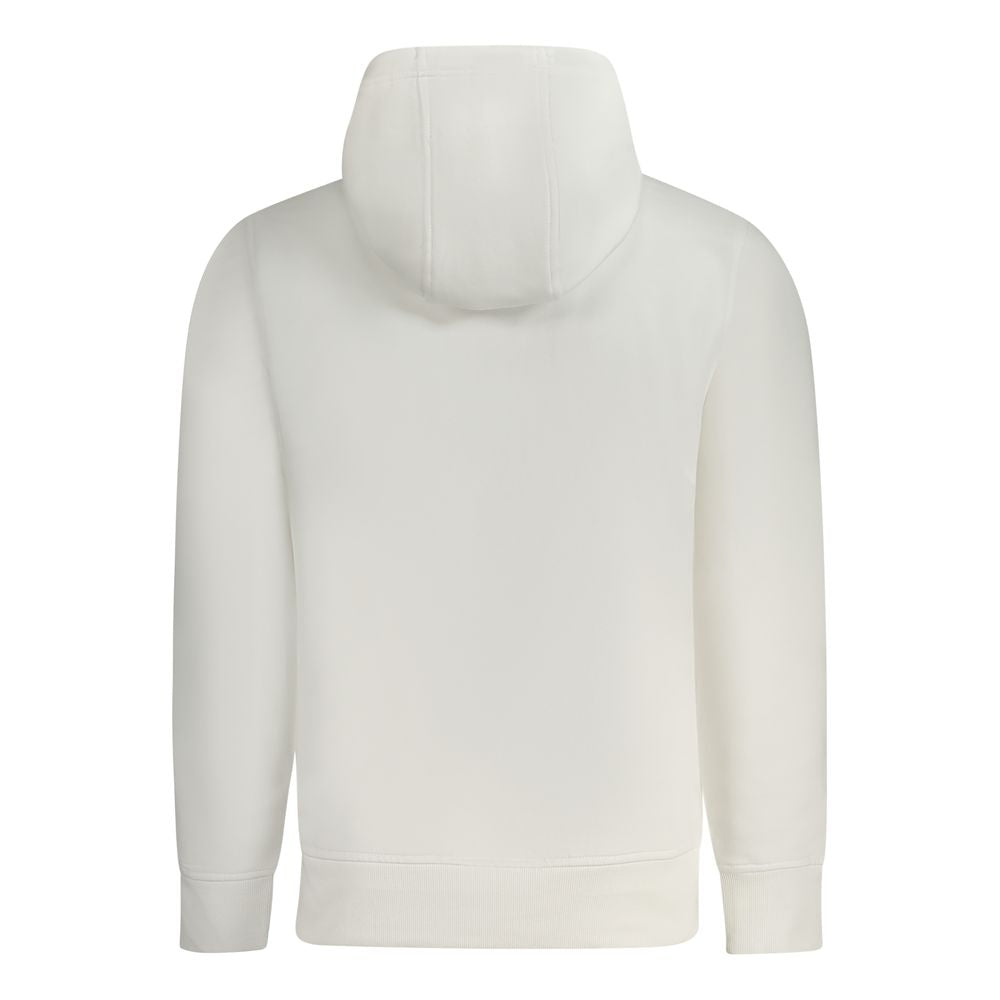 White Cotton Men Sweater Calvin Klein