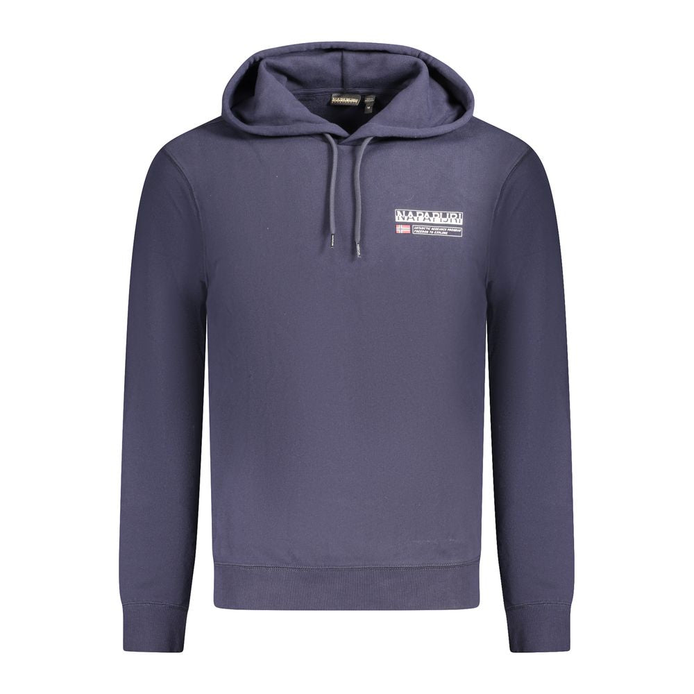 Blue Cotton Men Sweater Napapijri