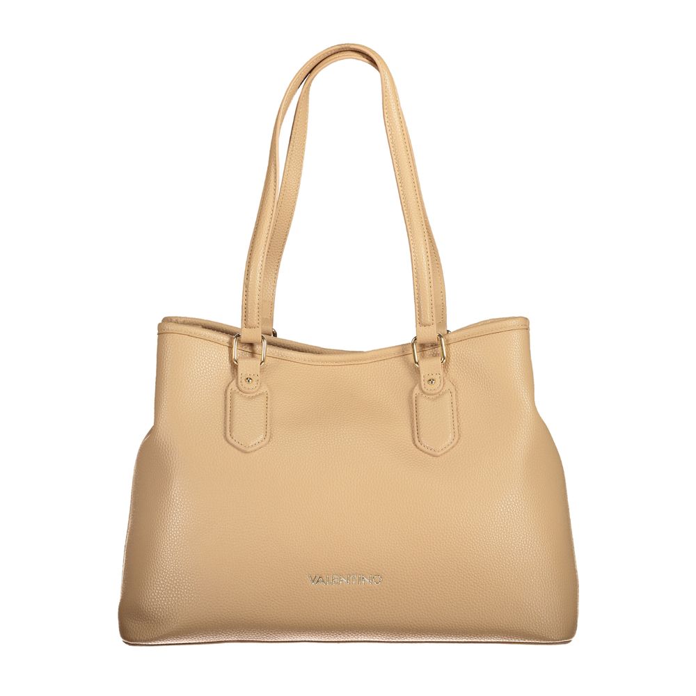 Beige Polyethylene Women Handbag Mario Valentino