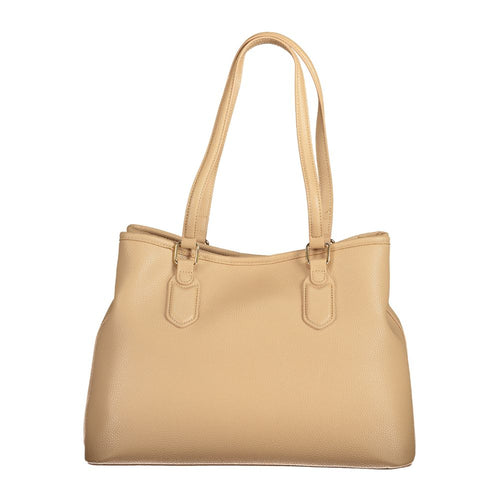 Beige Polyethylene Women Handbag Mario Valentino