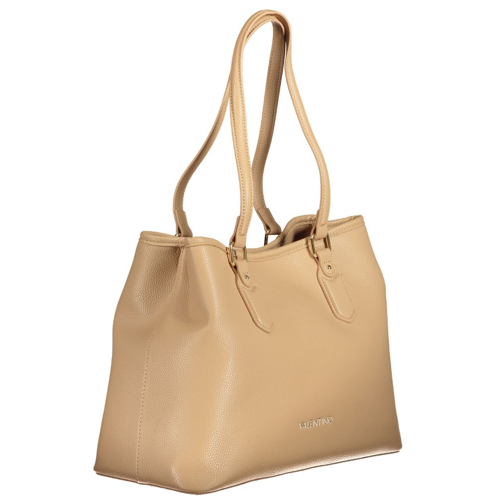 Beige Polyethylene Women Handbag Mario Valentino