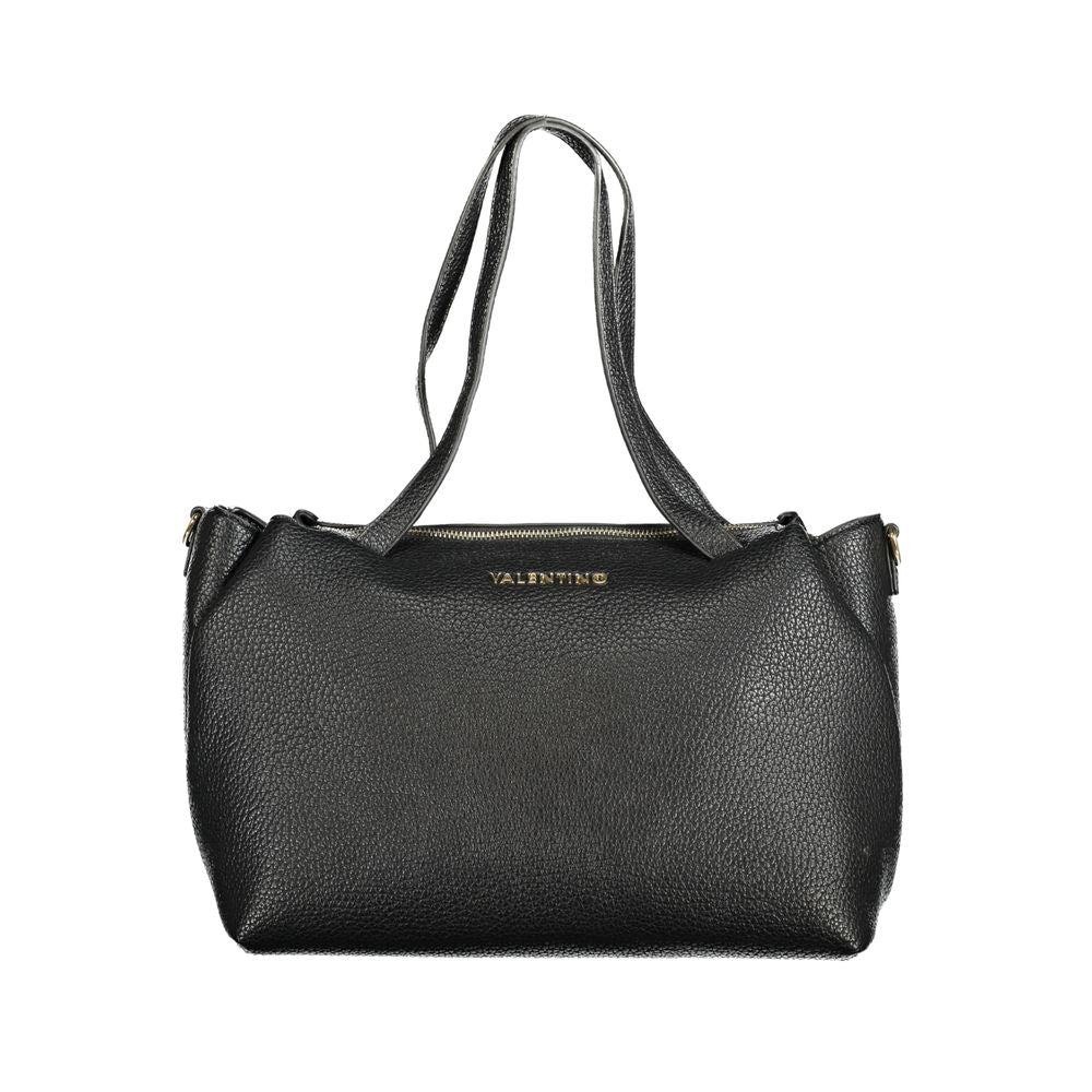 Black Polyethylene Women Handbag Mario Valentino