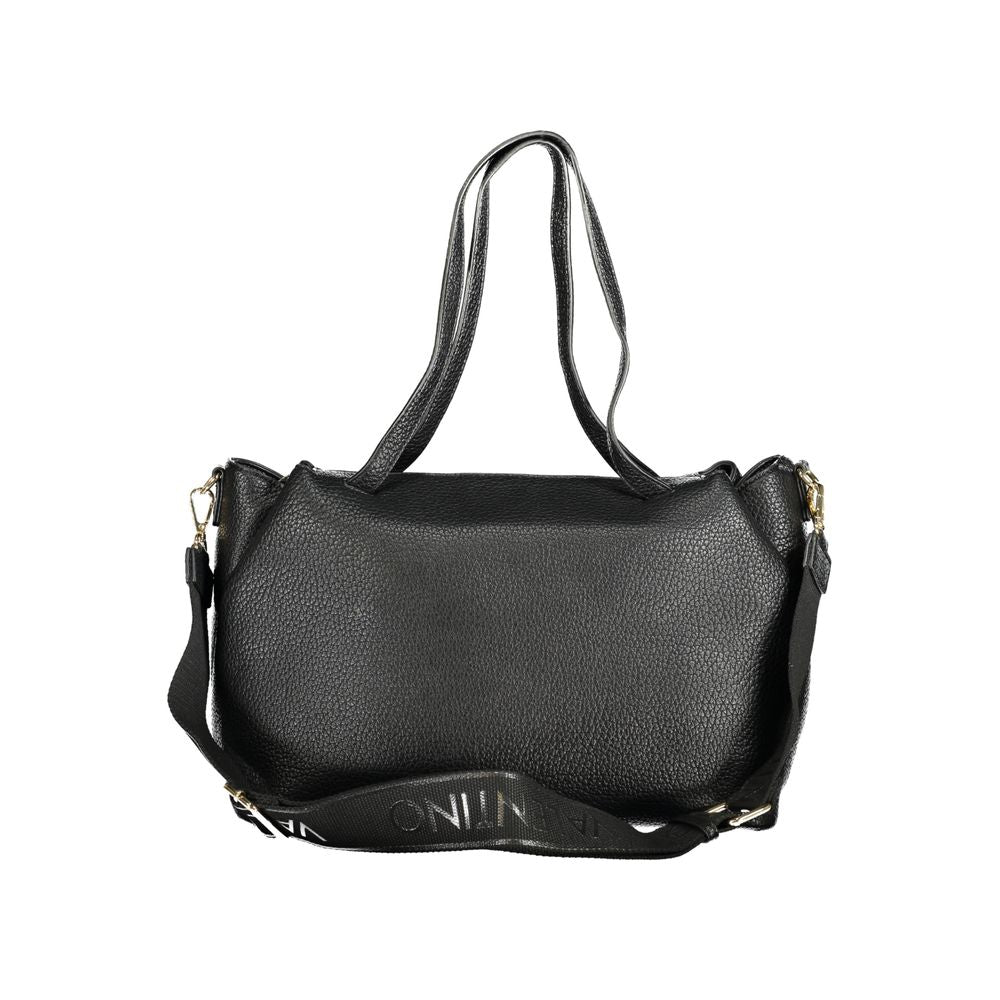 Black Polyethylene Women Handbag Mario Valentino