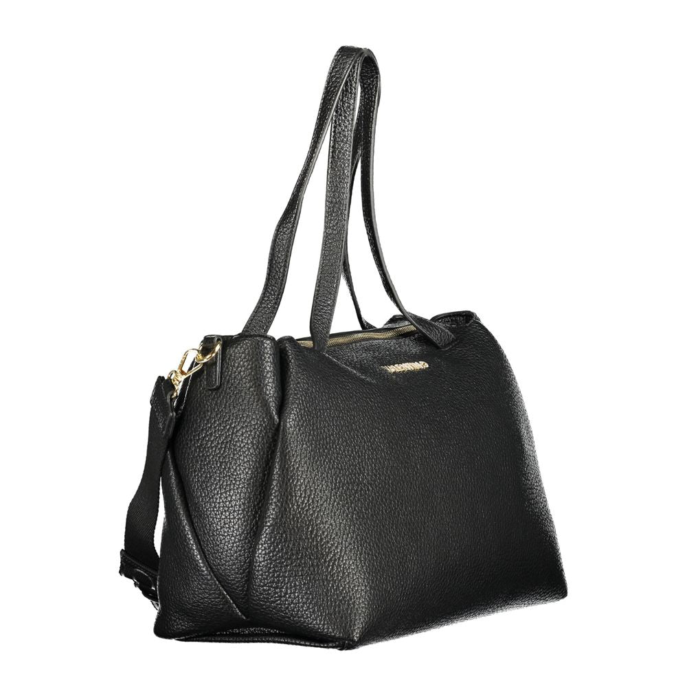 Black Polyethylene Women Handbag Mario Valentino