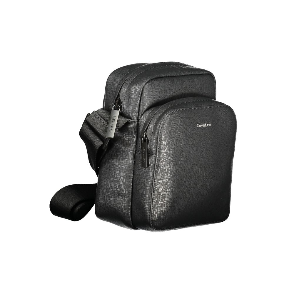 Black Polyester Men Shoulder Bag Calvin Klein