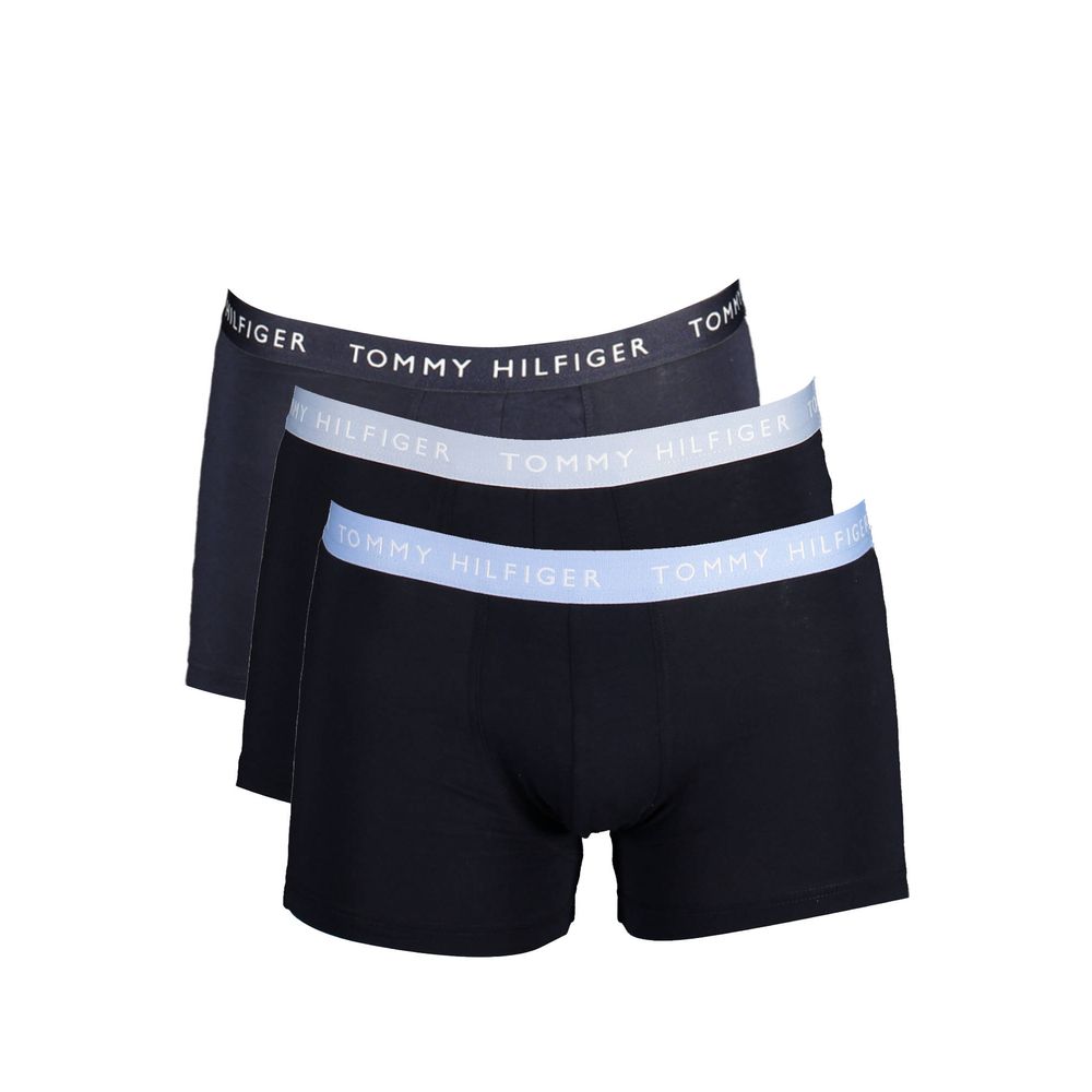 Black Cotton Men Boxer Trio Pack Tommy Hilfiger