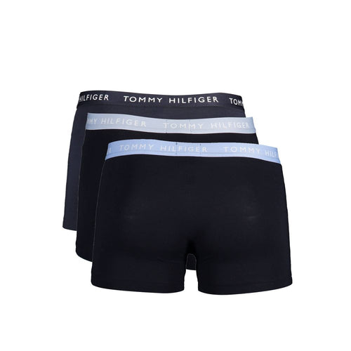 Black Cotton Men Boxer Trio Pack Tommy Hilfiger