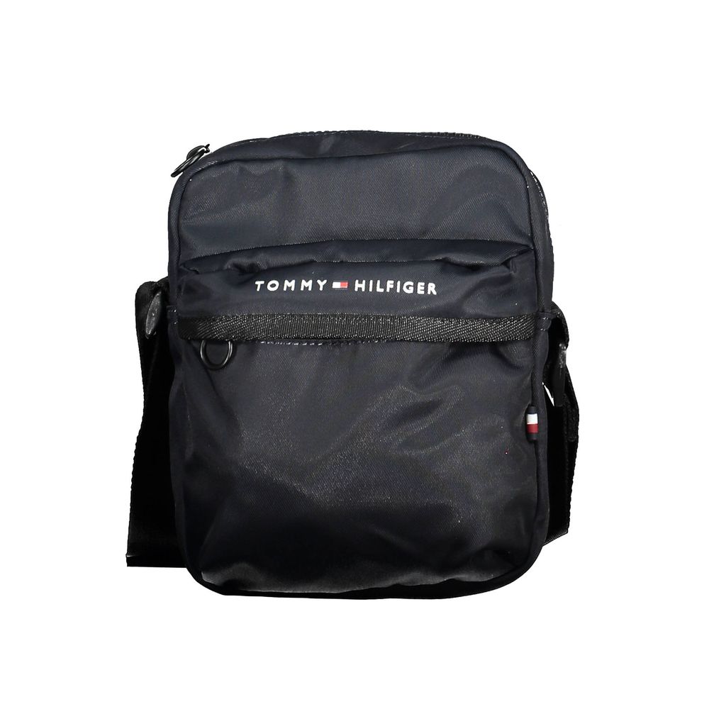 Blue Polyester Men Shoulder Bag Tommy Hilfiger