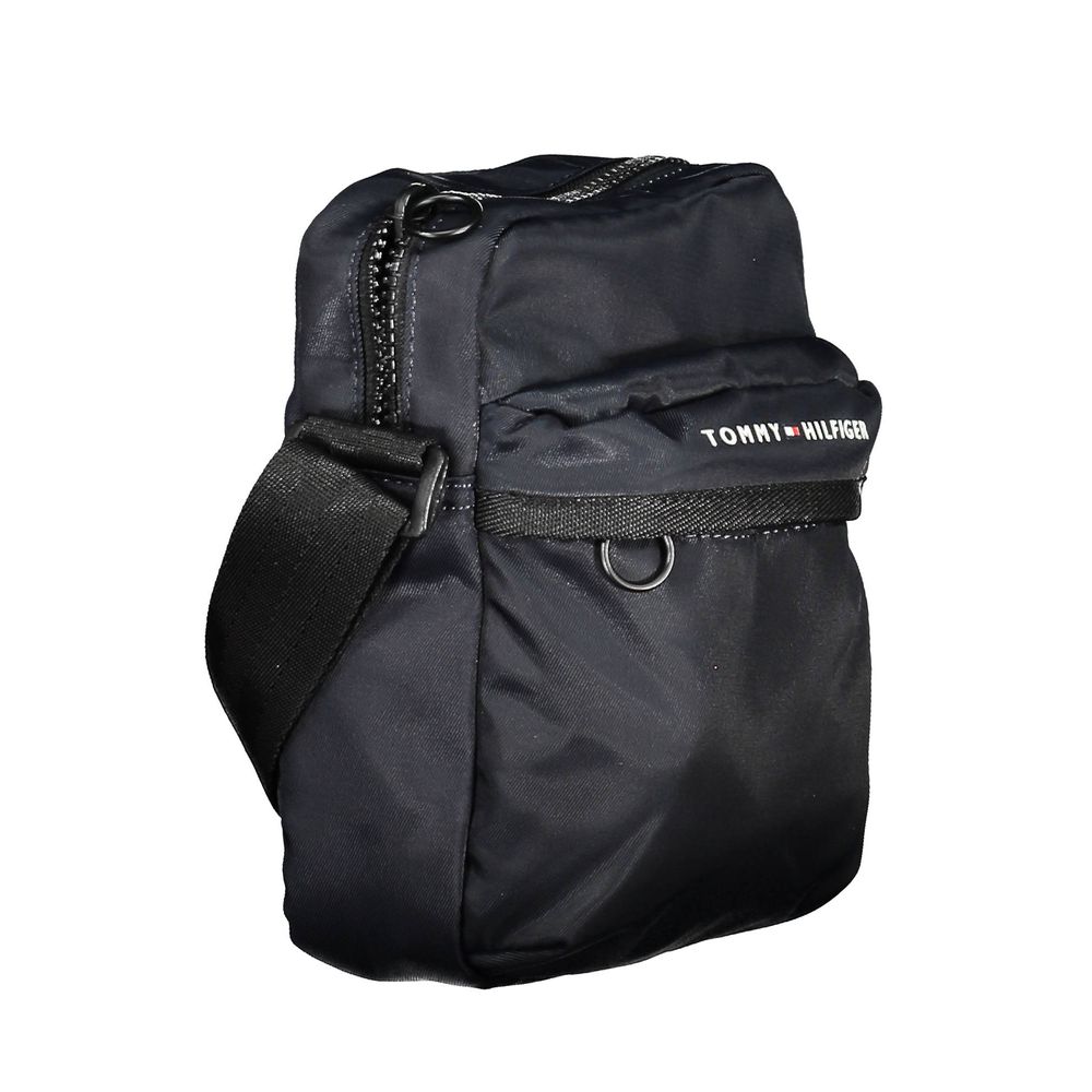 Blue Polyester Men Shoulder Bag Tommy Hilfiger