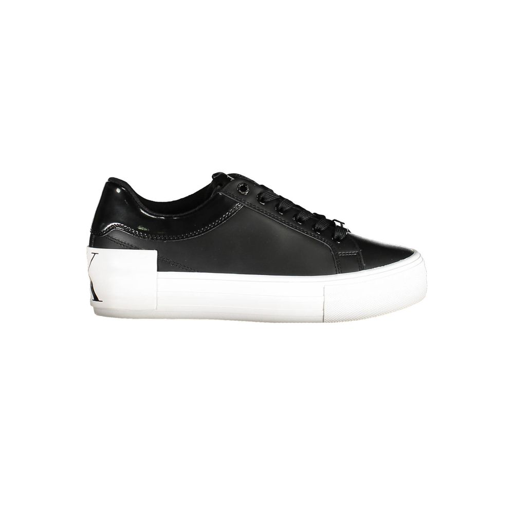 Black Polyester Sneaker Calvin Klein
