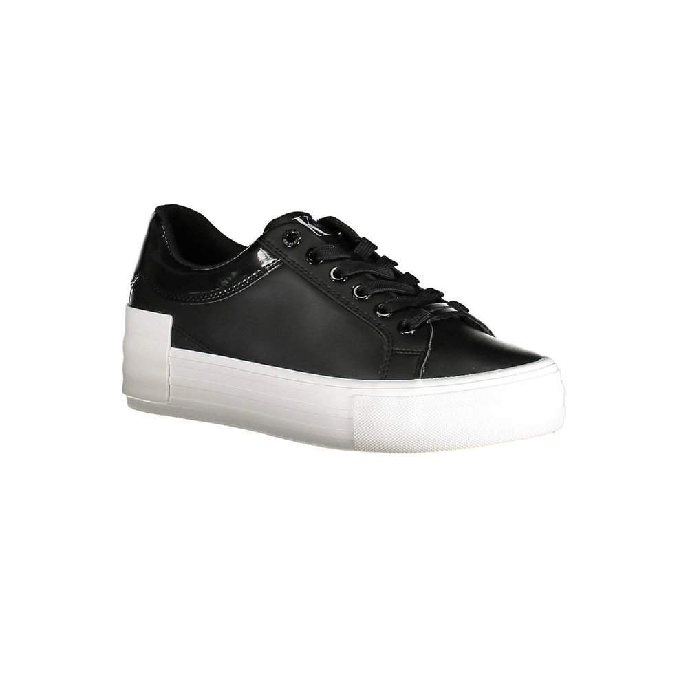 Black Polyester Sneaker Calvin Klein