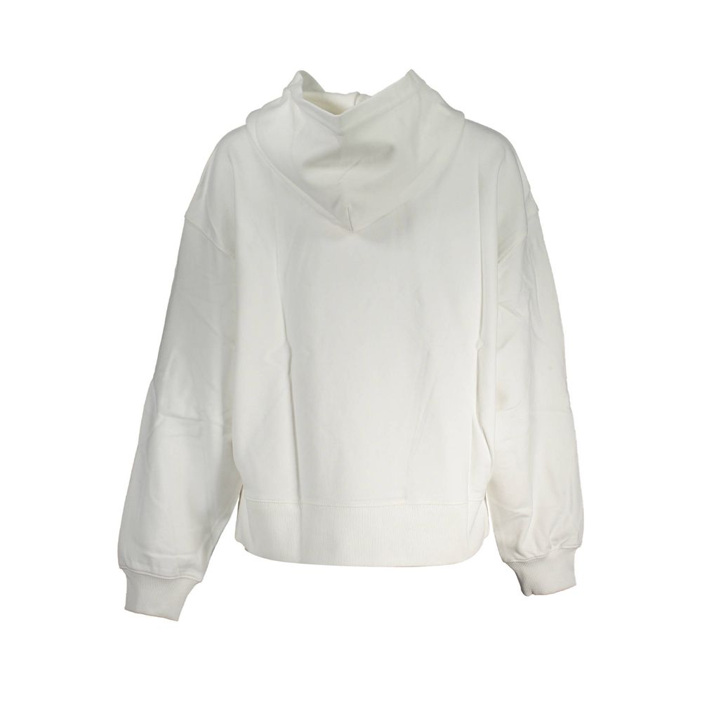 White Cotton Women Sweater Calvin Klein