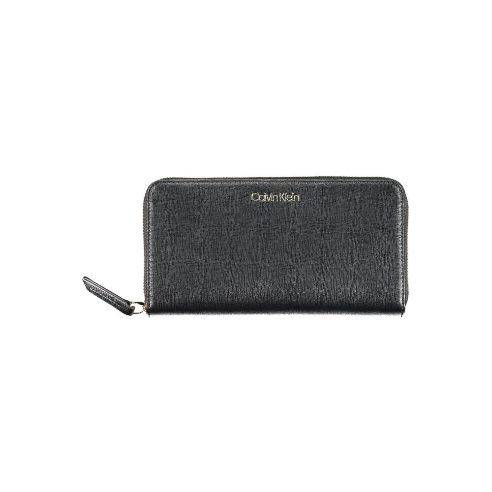 Black Polyethylene Women Wallet Calvin Klein