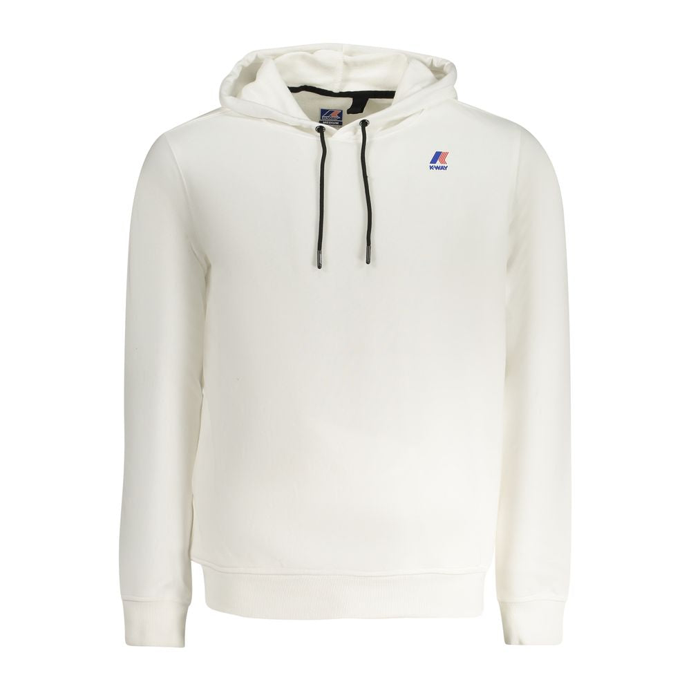 White Cotton Men Sweater K-WAY