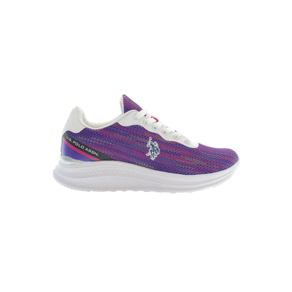 Purple Polyester Women Sneaker U.S. POLO ASSN.