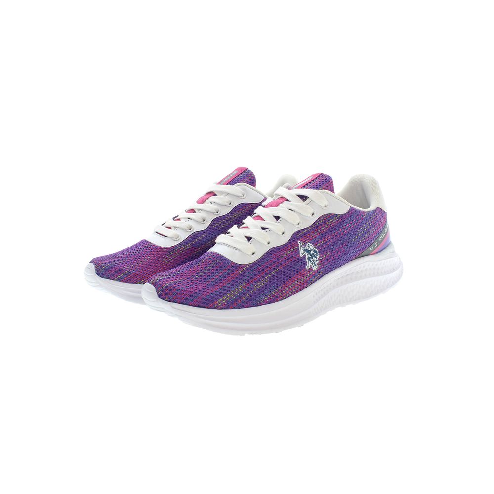 Purple Polyester Women Sneaker U.S. POLO ASSN.