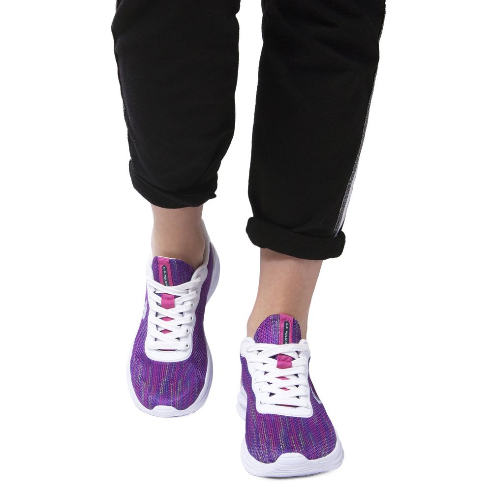 Purple Polyester Women Sneaker U.S. POLO ASSN.