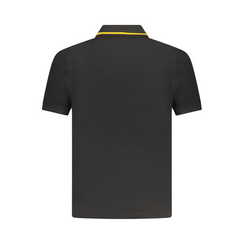 Black Cotton Polo Shirt K-WAY