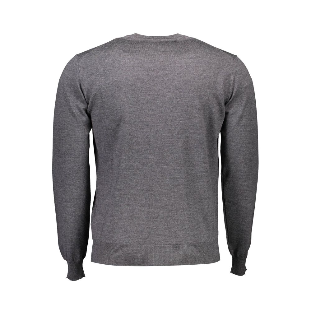 Brown Wool Men Sweater Harmont & Blaine
