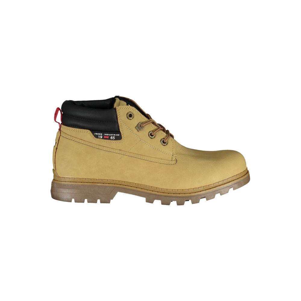 Beige Polyester Men Boot Carrera