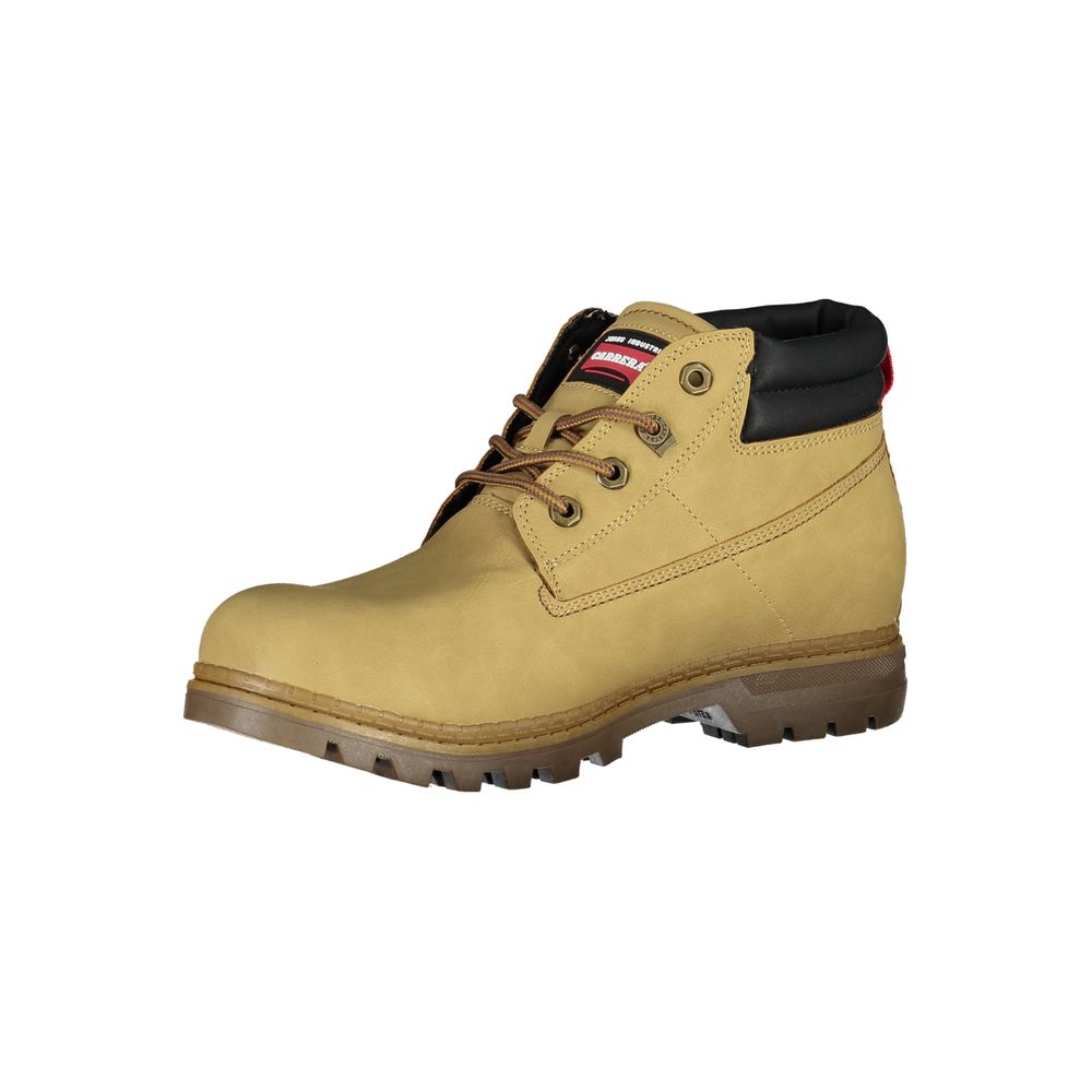 Beige Polyester Men Boot Carrera