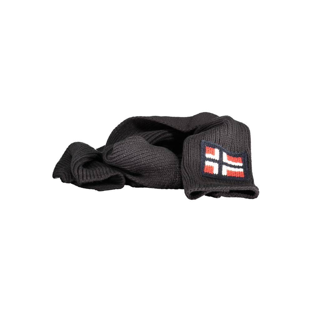 Black Marabou Men Scarf Norway 1963