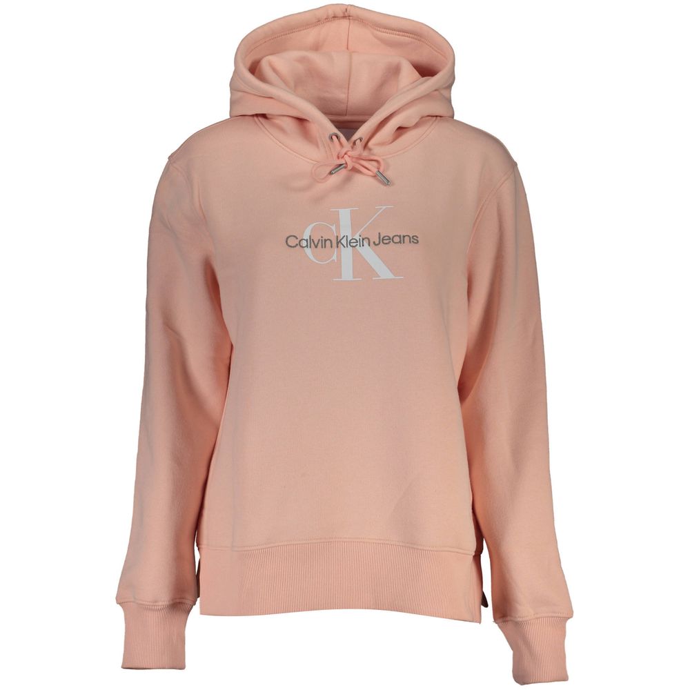 Pink Cotton Women Sweater Calvin Klein