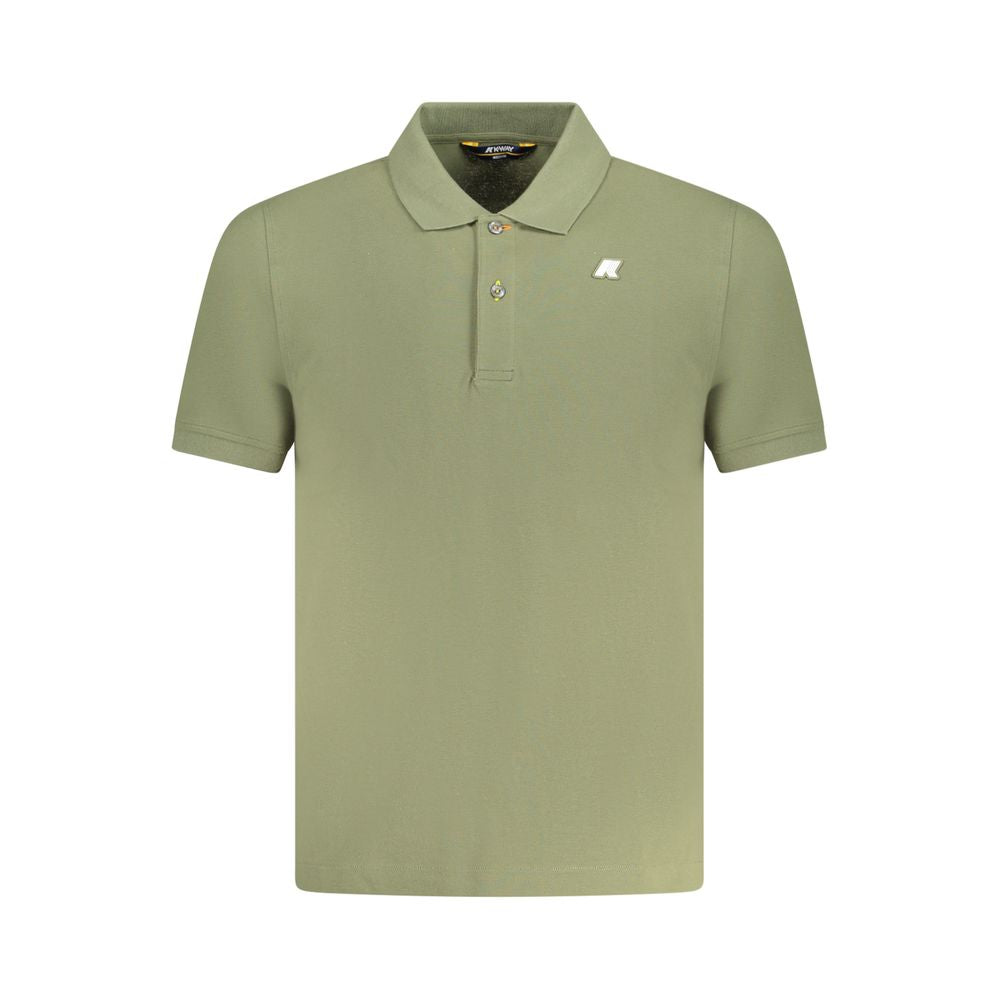 Green Cotton Polo Shirt K-WAY