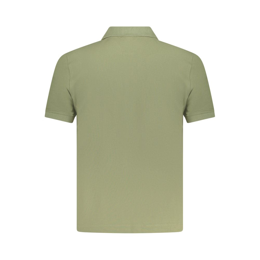 Green Cotton Polo Shirt K-WAY