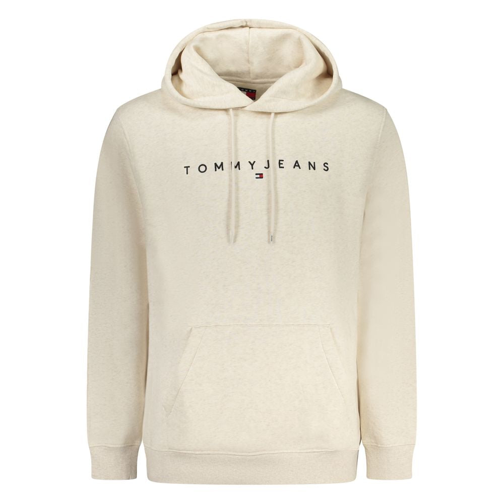 Beige Cotton Men Sweater Tommy Hilfiger