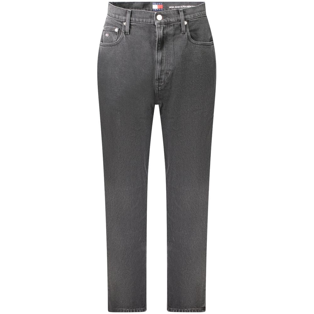 Black Cotton Women Jeans Tommy Hilfiger