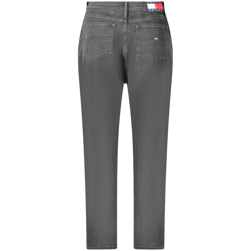 Black Cotton Women Jeans Tommy Hilfiger